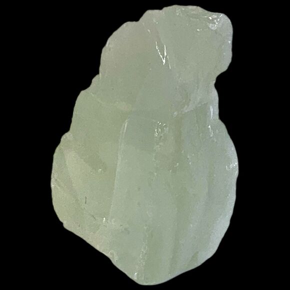 Opalescent White Clear Art Glass Cullet Glowing Uranium Manganese Slag #4GX283 - Picture 5 of 7